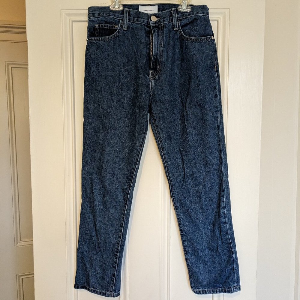CURRENT ELLIOTT•The Vintage Crop Straight Leg Jean